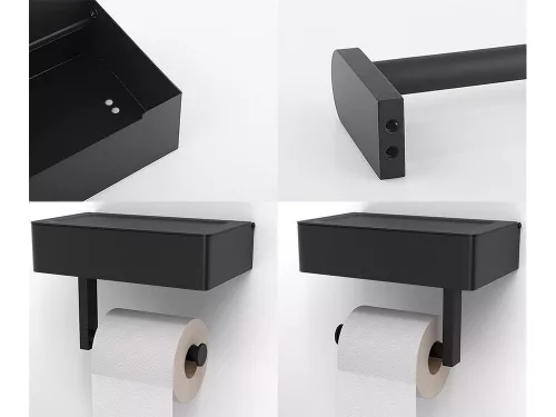 Loft wc-papír tartó loft wc polc acél