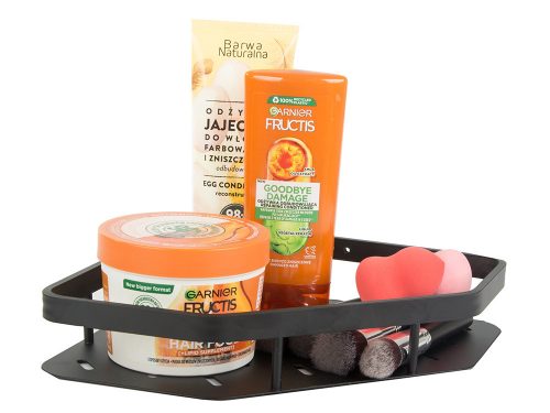 Fürdőszoba sarokpolc zuhanyzóhoz loft függőkhöz