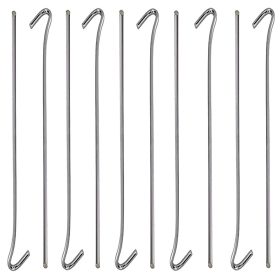   Sátorcölöpök horgonyzó malacok acél 31cm 10db horog és hurok csapok