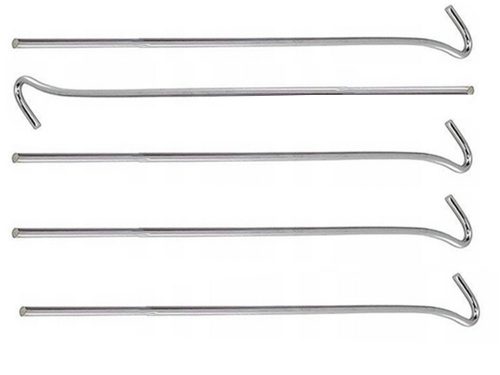 Sátorcölöpök horgonyzó malacok acél 31cm 10db horog és hurok csapok