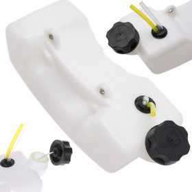   Komplett benzintartály bozótvágókhoz üzemanyagtartály tömlő szűrősapkával 1,2l