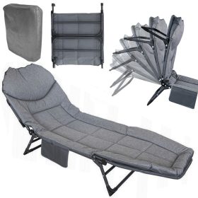   Összecsukható utazóágy fekvő matrac könnyű hordozható terepágy