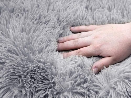 Bolyhos kutyaágy macskaágy puha párna kanapé  80cm szürke