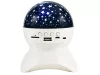 Star projektor éjszakai fény csillag led hangszóró bluetooth usb projektor fehér