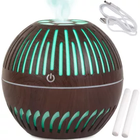   Légnedvesítő aromaterápiás diffúzor led éjszakai lámpa rgb