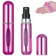 Utazási parfüm porlasztó flakon 5ml adagolóval rózsaszín