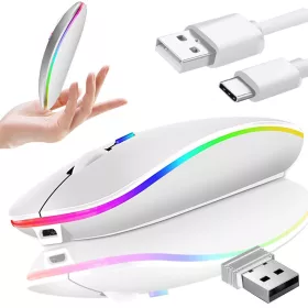   Vékony, 2,4 GHz-es bluetooth vezérlésű optikai egér PC laptopokhoz