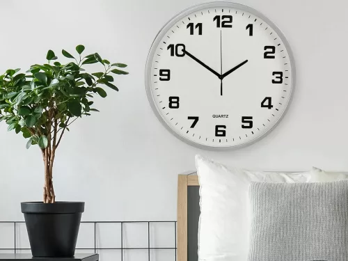 Falióra nagyméretű érintésmentes csendes 20 cm-es kör alakú másodpercmutatóval