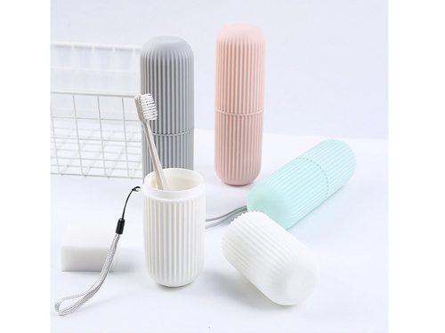 Fogkefe tok fogkrém utazási szervező kozmetikai tok fehér