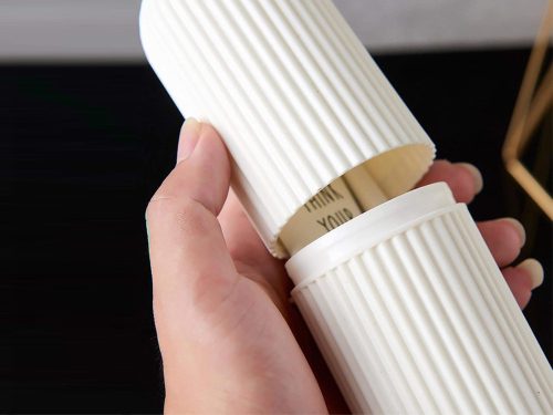 Fogkefe tok fogkrém utazási szervező kozmetikai tok fehér