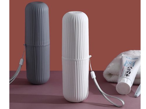 Fogkefe tok fogkrém utazási szervező kozmetikai tok fehér