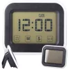 Elektronikus óra digitális ébresztőóra LCD riasztó kijelző álló
