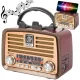 Retro konyhai mobil rádió fm am bluetooth usb újratölthető antenna
