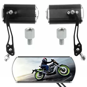   Motoros tükör alumínium könnyűszerkezetes m10-es tartó m8-as adapterrel