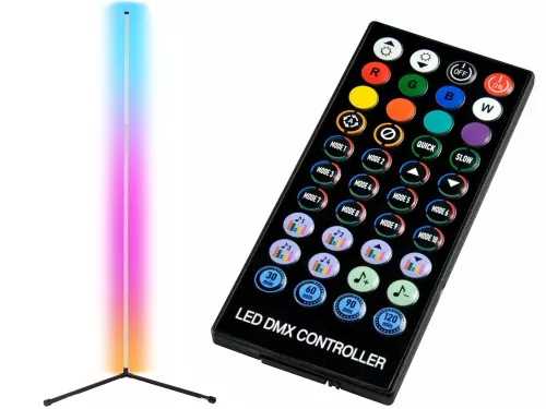 Padló sarok rgb led éjjeliszekrény lámpa hálószobai alkalmazás 1.5