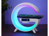 Led fény rgb játék töltő indukciós hangszóró ébresztőóra rádióóra v2