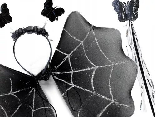 Halloween jelmez öltöztetős szoknya pók fejpánt pillangó szárnyak pálca