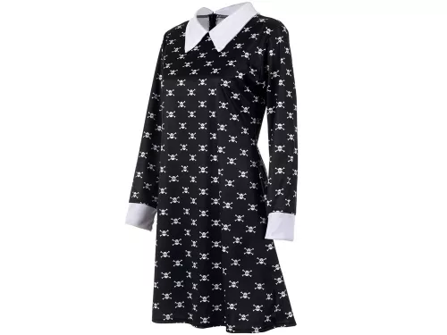 Ruha Wednesday Addams jelmez gyerekek halloween álruha 135