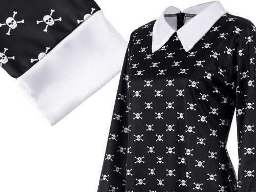 Ruha Wednesday Addams jelmez gyerekek halloween álruha 145