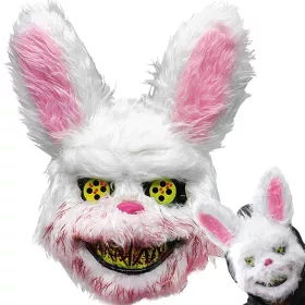   Halloween maszk nyúl kísérteties lény szörny álruha pszichopata jelmez