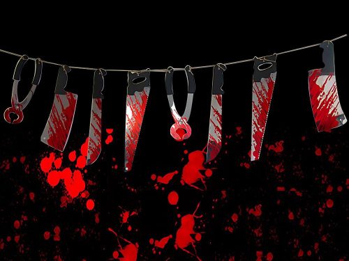 Halloween girland 2m task tools tasked halloween dekoráció