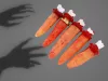 Hamis levágott ujjak halloween dekoráció 5 gumiból varrott ujjak
