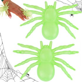 Halloween pók 2db 11cm fluoreszkáló