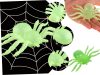 Halloween pók 2db 11cm fluoreszkáló