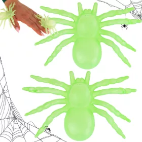 Halloween pók 2db 11cm fluoreszkáló