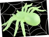 Halloween pók 2db 11cm fluoreszkáló