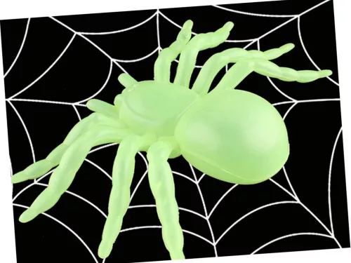Halloween pók 2db 11cm fluoreszkáló
