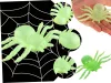 Halloween pók 2db 11cm fluoreszkáló