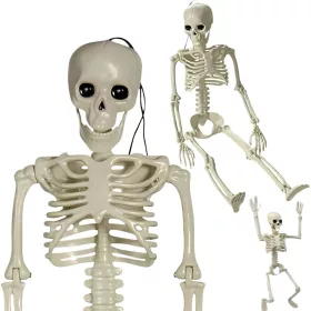   Emberi csontváz lógó 40cm halloween dekoráció mesterséges csontváz