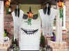 Halloween dekoráció lógó dekoráció szellem maszk sikoly csontváz fantom 90 cm