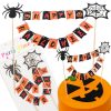 Halloween dekoráció egy torta cupcake picker topper füzér füzér papír