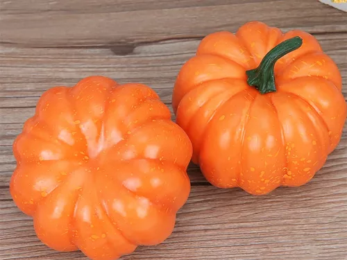 Dekoratív sütőtök mesterséges polisztirol dekoráció halloween ősz