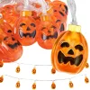 10 led halloweentük logó  200cm világító fénysor díszítés