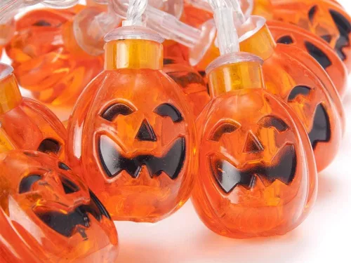 10 led halloweentük logó  200cm világító fénysor díszítés