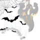 Led halloween szellem fénysor 2m 10 spirits lógó