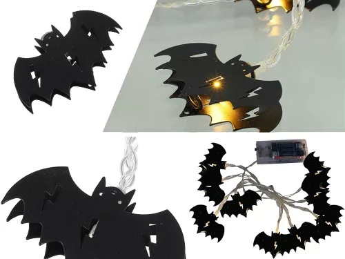 10 led halloween felakatott lámpák 200cm fénydíszítés