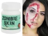 Zoombie bőr smink a halloween festeni hegek sebek smink bőr