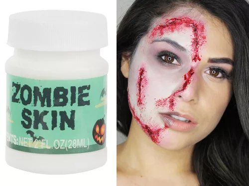 Zoombie bőr smink a halloween festeni hegek sebek smink bőr