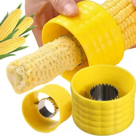 Kukoricacsutkahámozó, főtt kukorica szemező