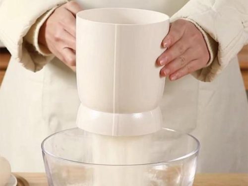 Lisztszitálógép, konyhai szitálás, elektromos edényszűrő