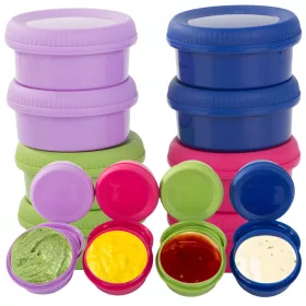   Mártogatós edények szószokhoz, mártásokhoz 80ml 8db fedeles dressing szett