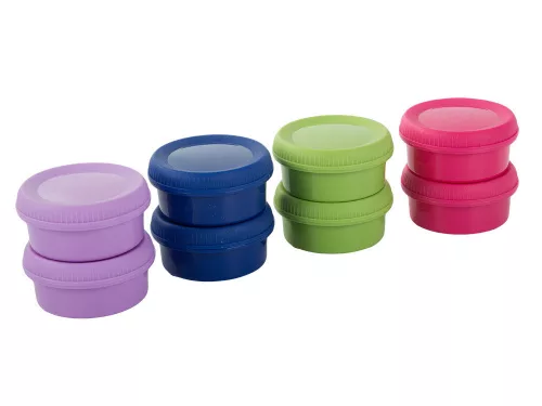 Mártogatós edények szószokhoz, mártásokhoz 80ml 8db fedeles dressing szett