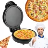 Elektromos pizzasütő, 1000 W-os tapadásmentes bevonattal, gyors sütéssel