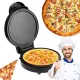 Elektromos pizzasütő, 1000 W-os tapadásmentes bevonattal, gyors sütéssel