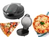 Elektromos pizzasütő, 1000 W-os tapadásmentes bevonattal, gyors sütéssel