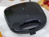 Melegszendvicssütő  750w szendvics pirítós dupla fekete